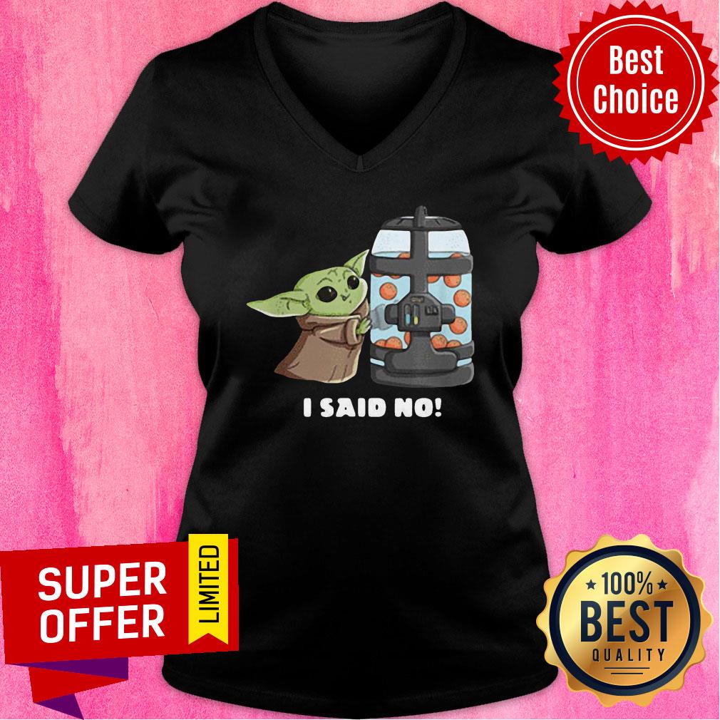 Official The Mandalorian The Child I Said No Egg Container Shirt
