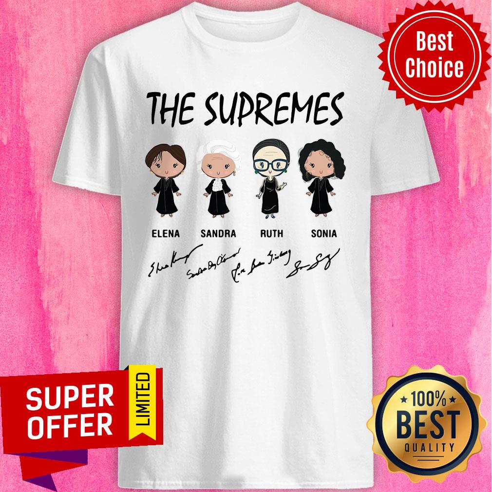 Official The Supremes Elena Sandra Ruth Sonia Signature Shirt