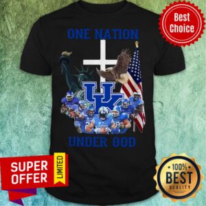 Nice Kentucky Wildcats One Nation Under God Tee Shirt
