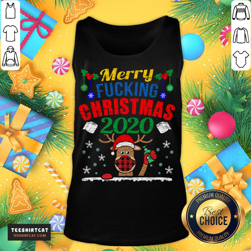 Original Merry Fucking Christmas 2020 Funny Xmas Fucking Christmas T-Shirt