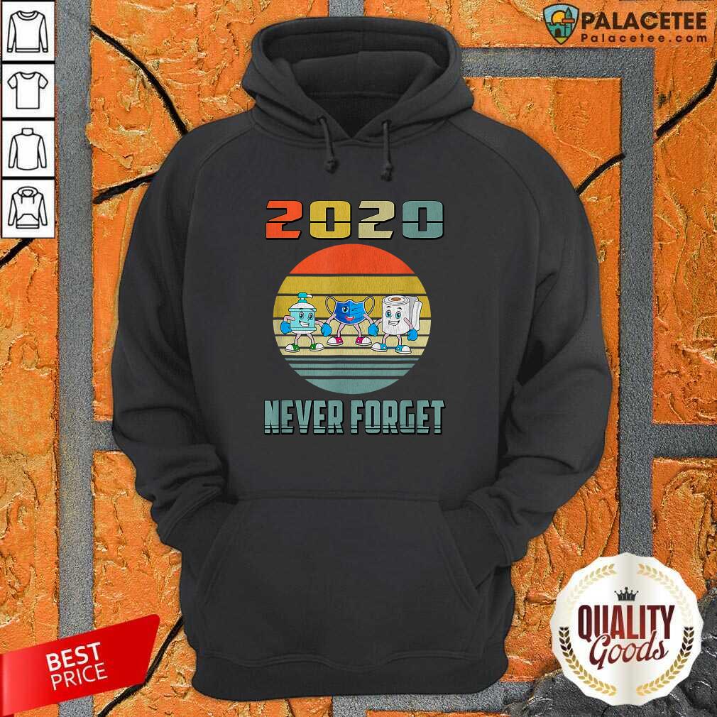 Original Never Forget 2020 Mask Toilet Paper Vintage Shirt