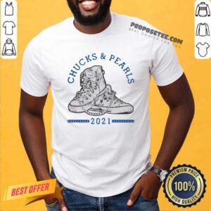 Original Chucks And Pearls Shirt Matching Mom Daughter Shirt