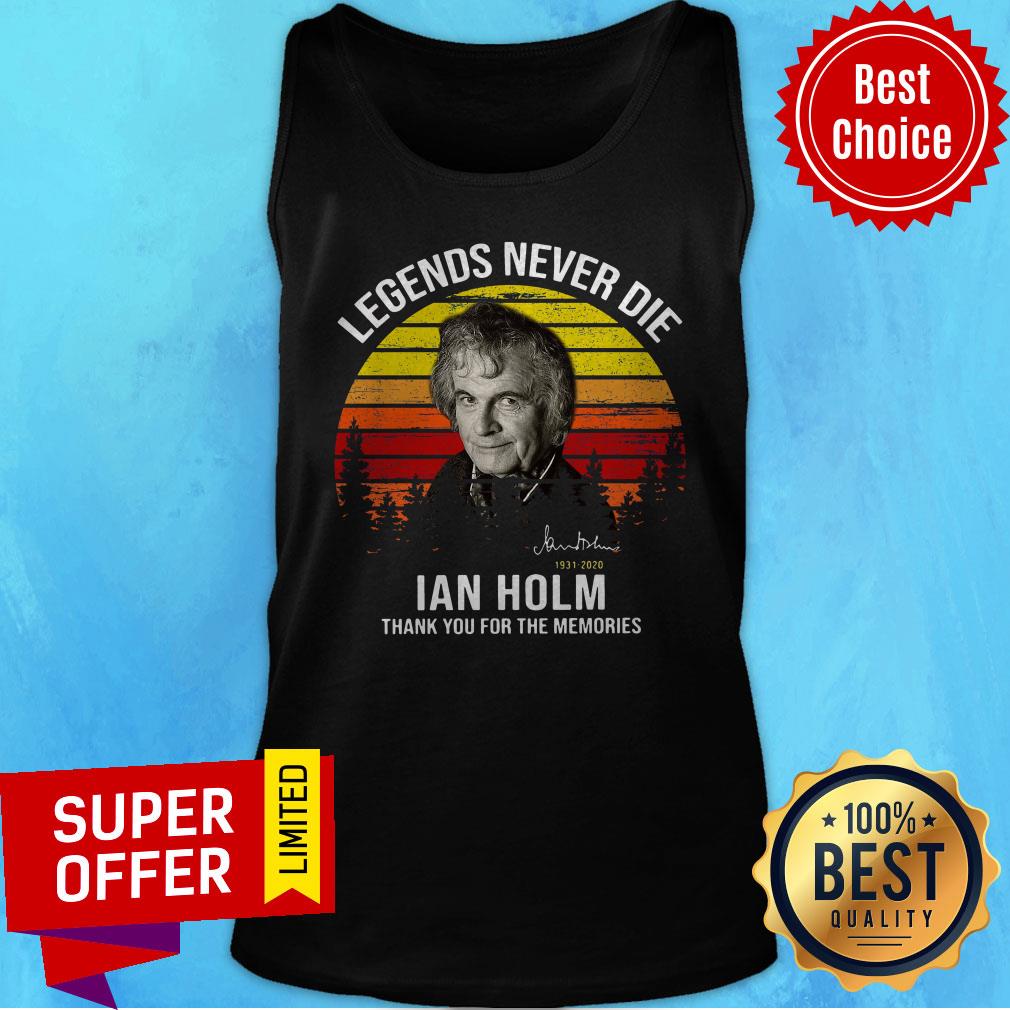 Premium Bilbo Baggins Legends Never Die Ian Holm Thank For The Memories Shirt
