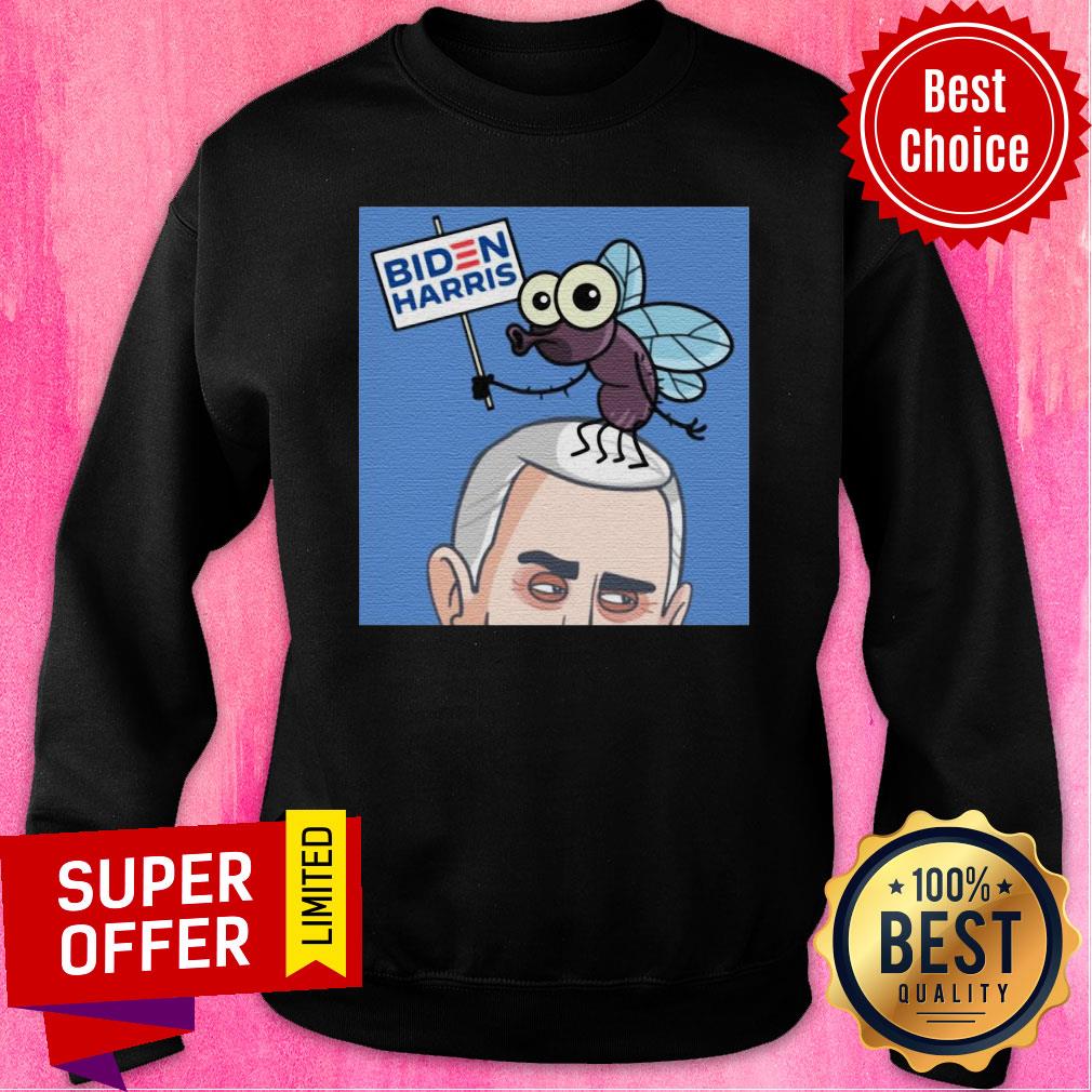 Premium Fly On Mike Pence Head Biden Harris Shirt