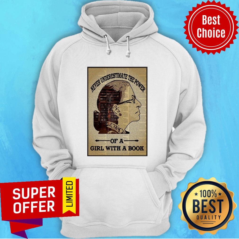 Premium Ruth Bader Ginsburg Never Underestimate Of A Girl With A Book Shirt