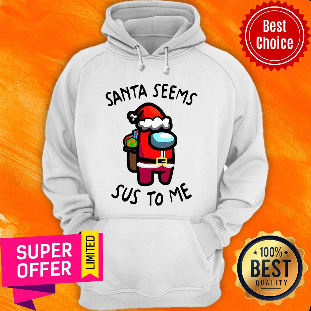 Premium Santa Seems Sus To Me Christmas Shirt