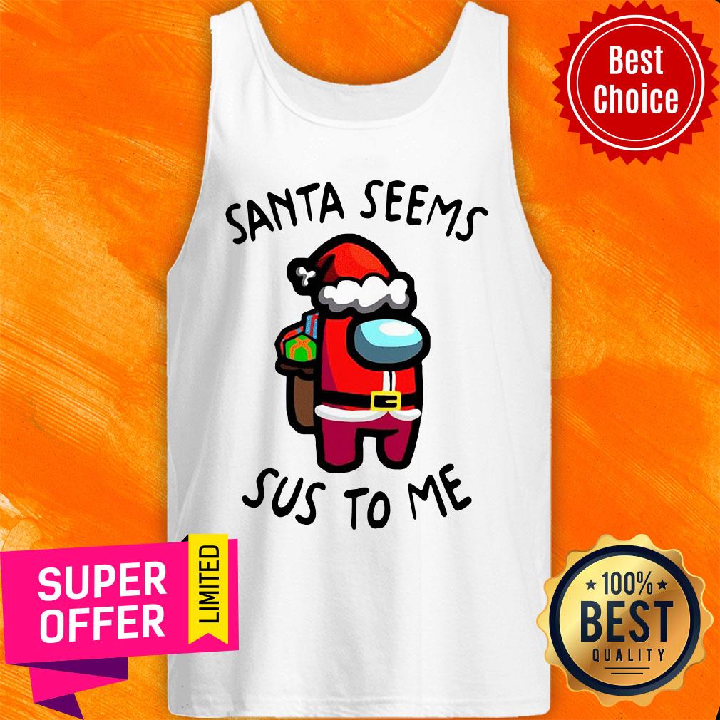 Premium Santa Seems Sus To Me Christmas Shirt