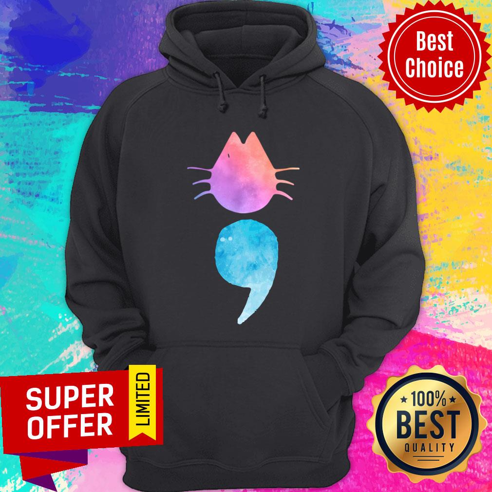 Premium Semicolon Cat Shirt