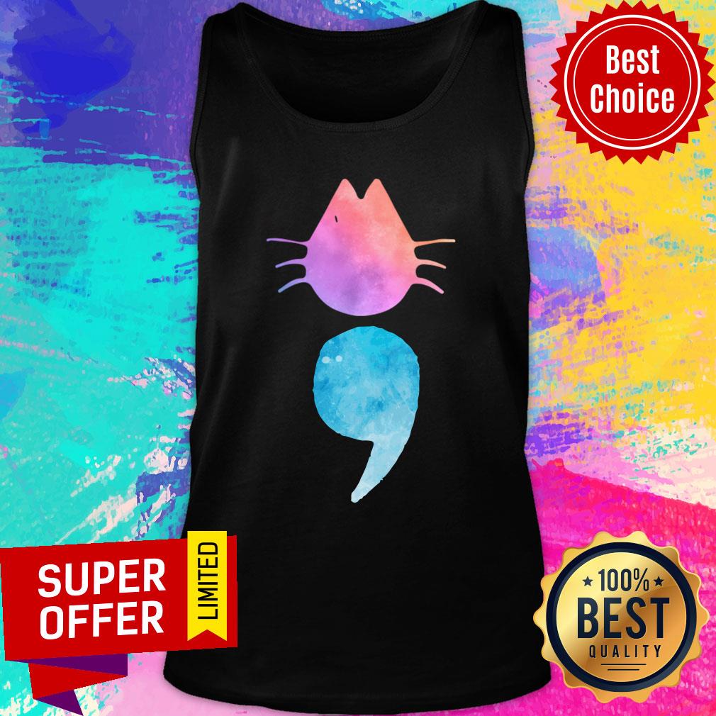 Premium Semicolon Cat Shirt