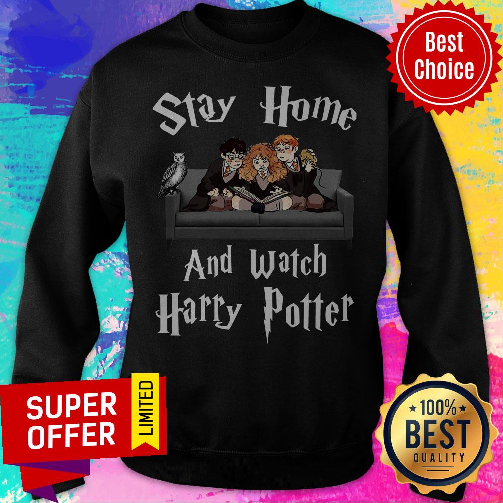 Premium Stay Home And Watch Harry Potter Face Mask Shirt