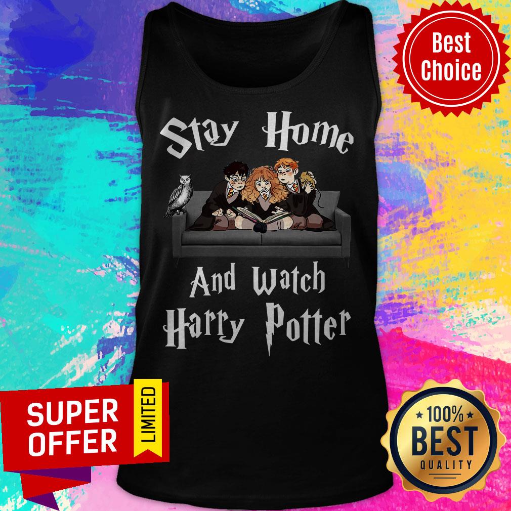 Premium Stay Home And Watch Harry Potter Face Mask Shirt