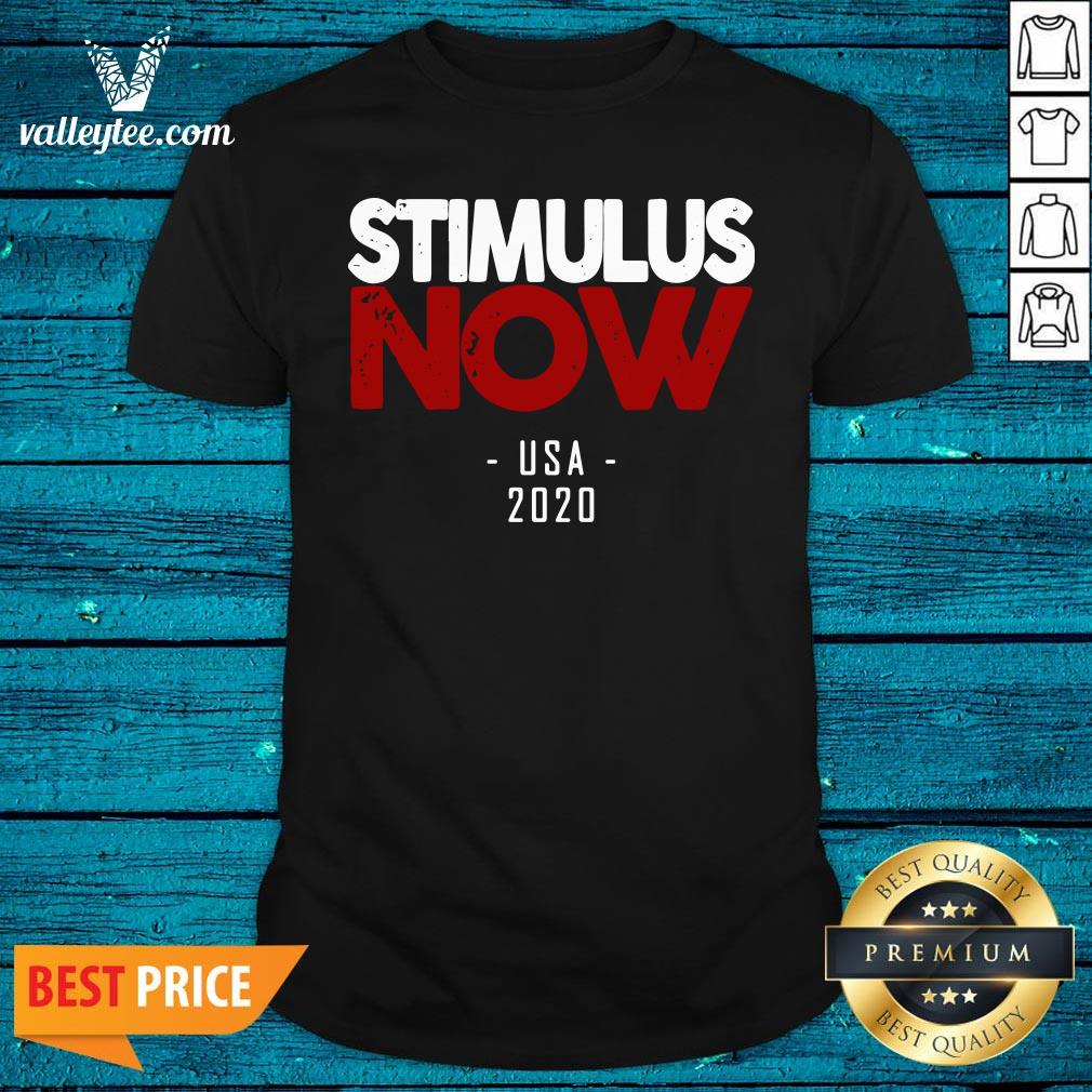 Premium Stimulus Now Usa 2020 White Red Shirt