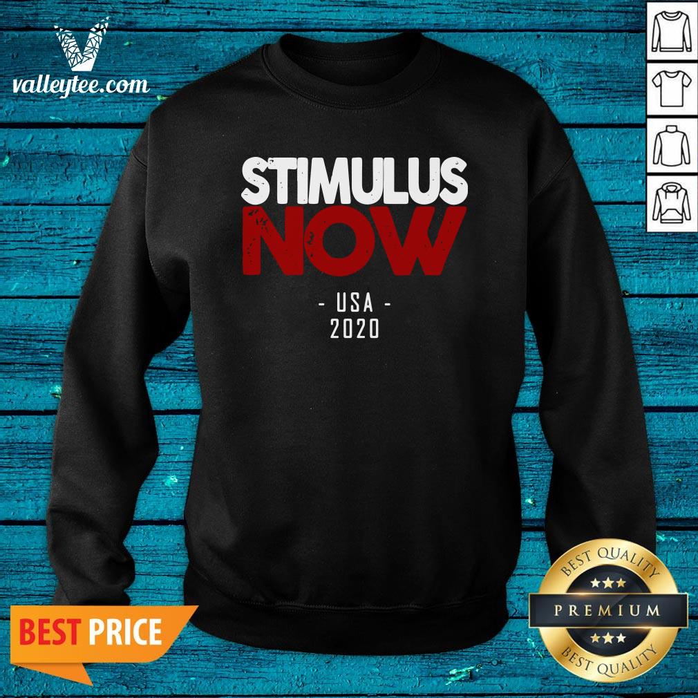 Premium Stimulus Now Usa 2020 White Red Shirt