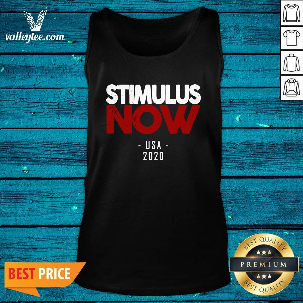 Premium Stimulus Now Usa 2020 White Red Shirt