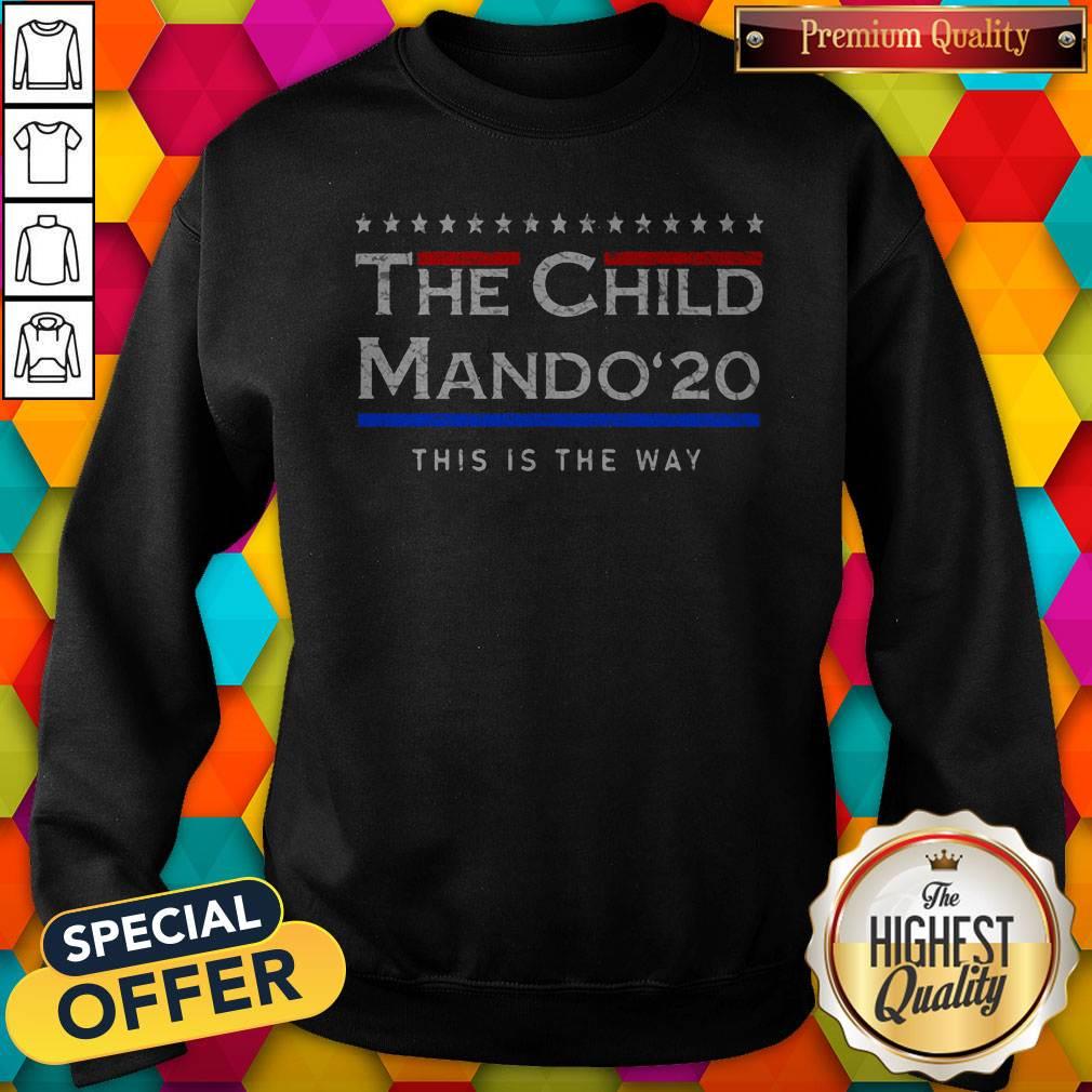 Premium The Child Mando' 20 This Is Way American Flag Shirt