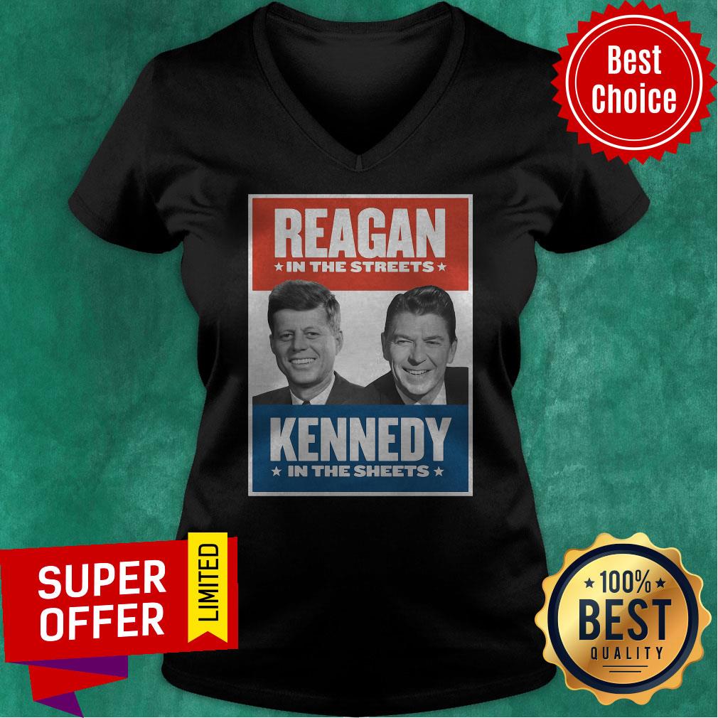 Premium Vintage Reagan In The Streets Kennedy In The Sheets Shirt