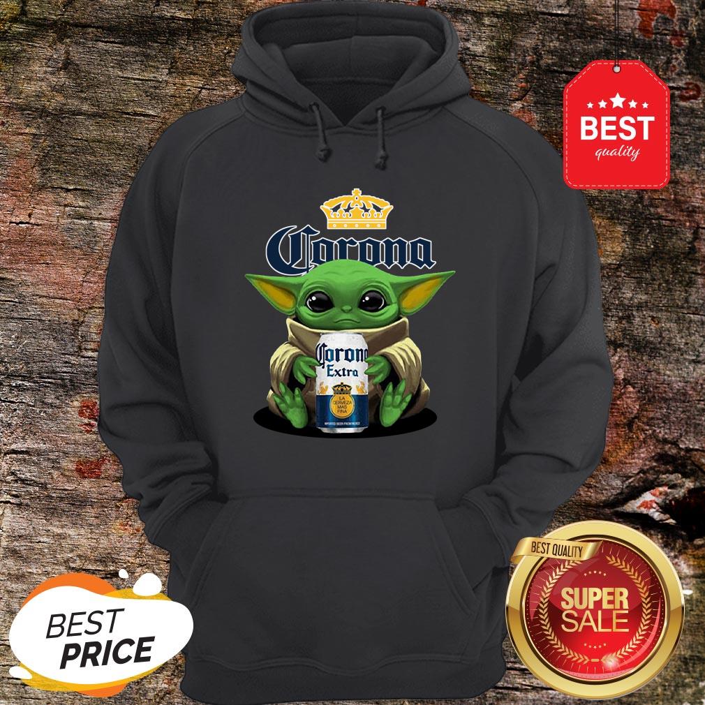 Pretty Baby Yoda Hug Corona Extra Beer Shirt