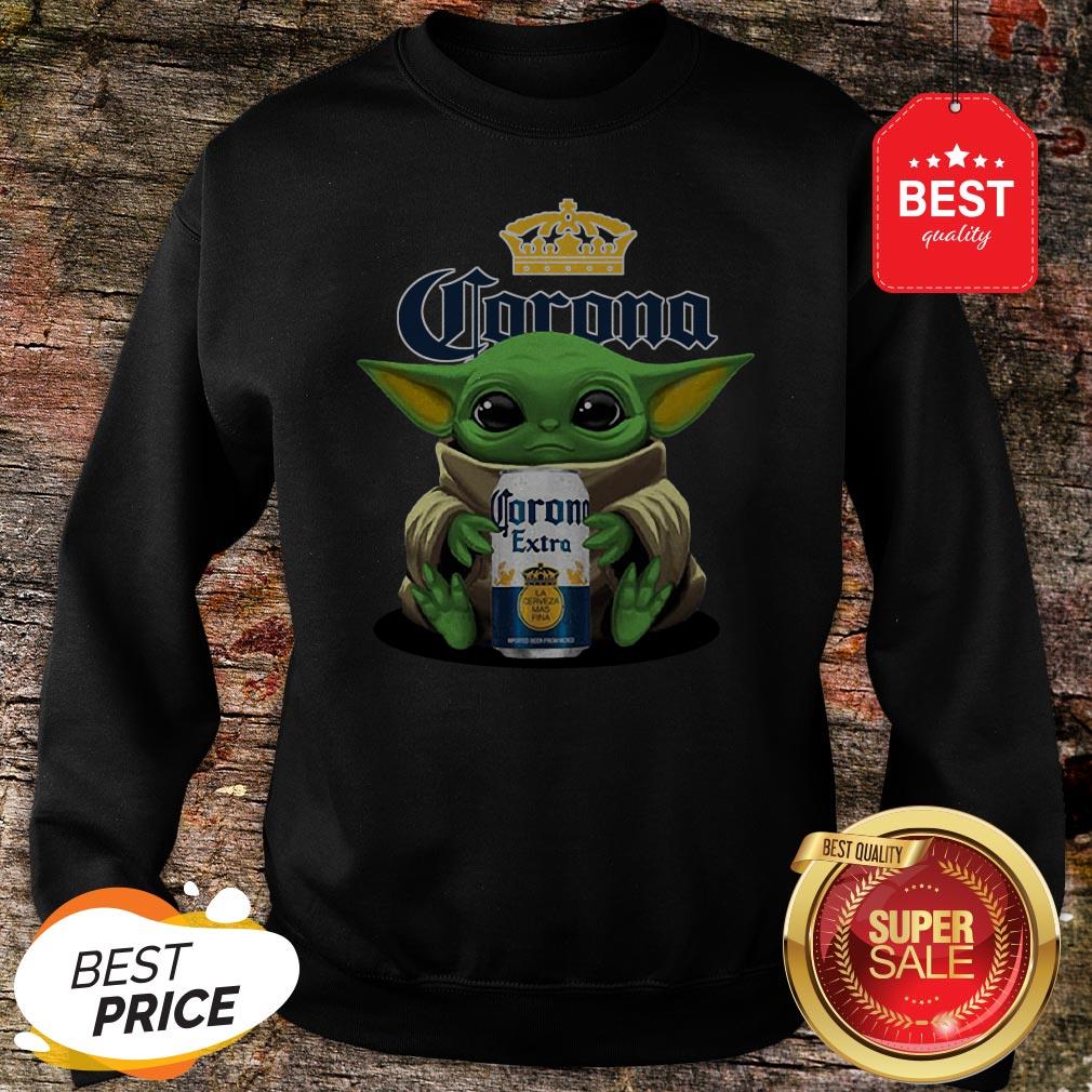 Pretty Baby Yoda Hug Corona Extra Beer Shirt