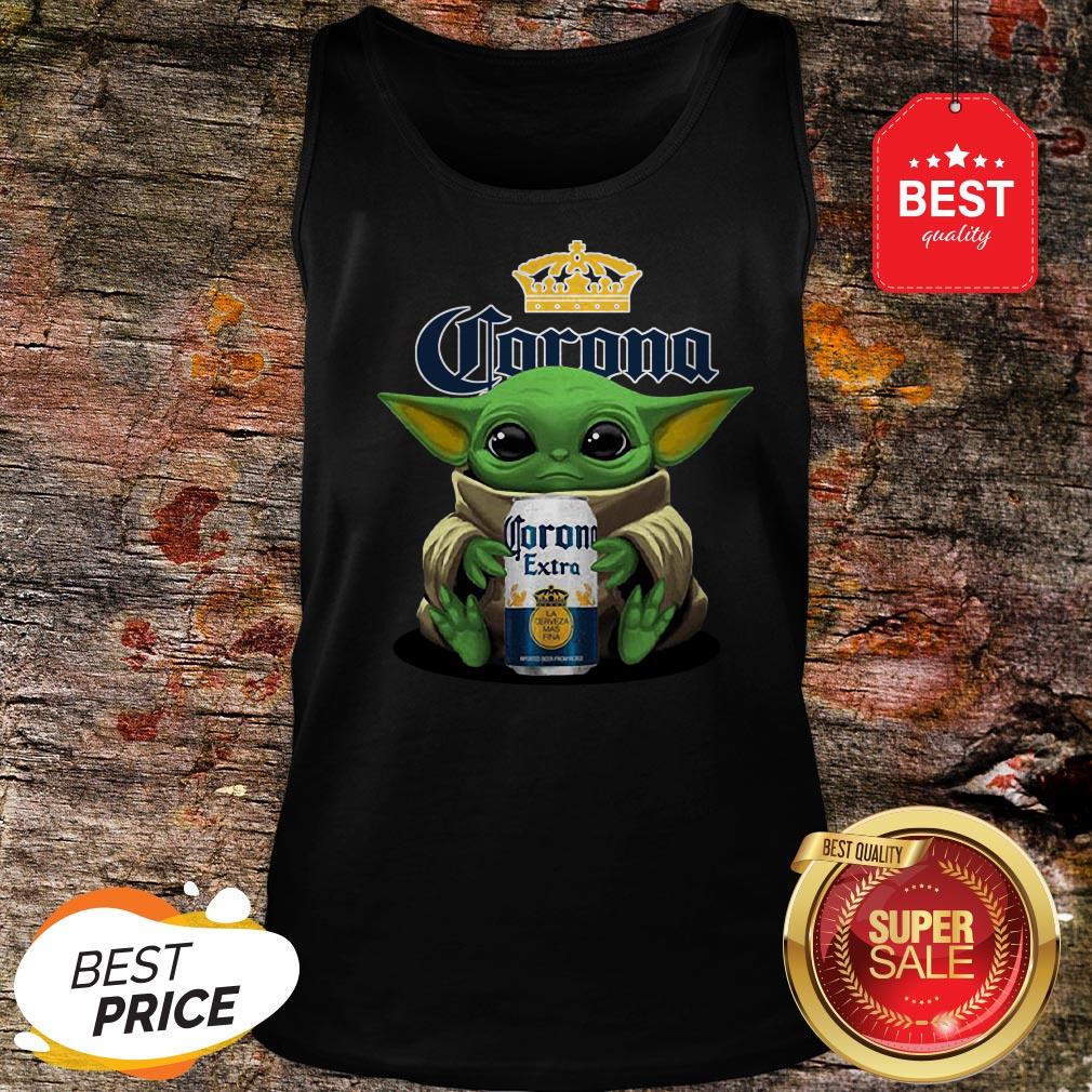 Pretty Baby Yoda Hug Corona Extra Beer Shirt