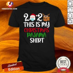 Top 2020 This Is My Christmas Pajama Quarantine Santa Wear Mask Toilet Paper Reindeer Shirt