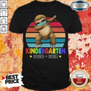 Top Kindergarten 2020 2021 Sloth Vintage Retro Shirt