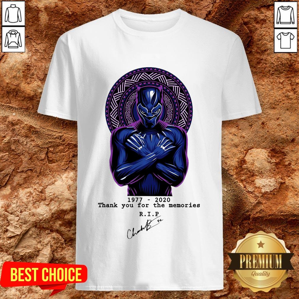 RIP Chadwick Boseman A Tribute To King T'challa The Black Panther Shirt