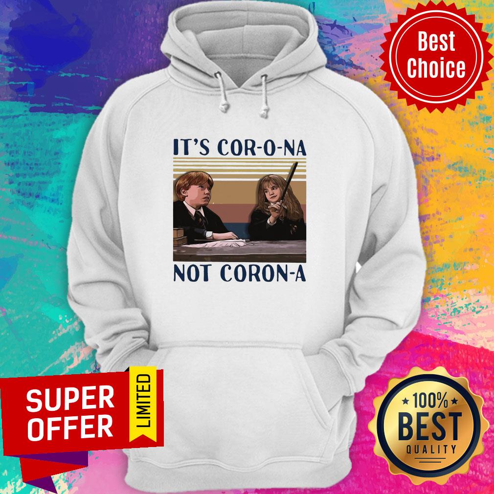 Ron Weasley And Hermione Granger It’s Cor-o-na Not Coron-a Vintage Shirt