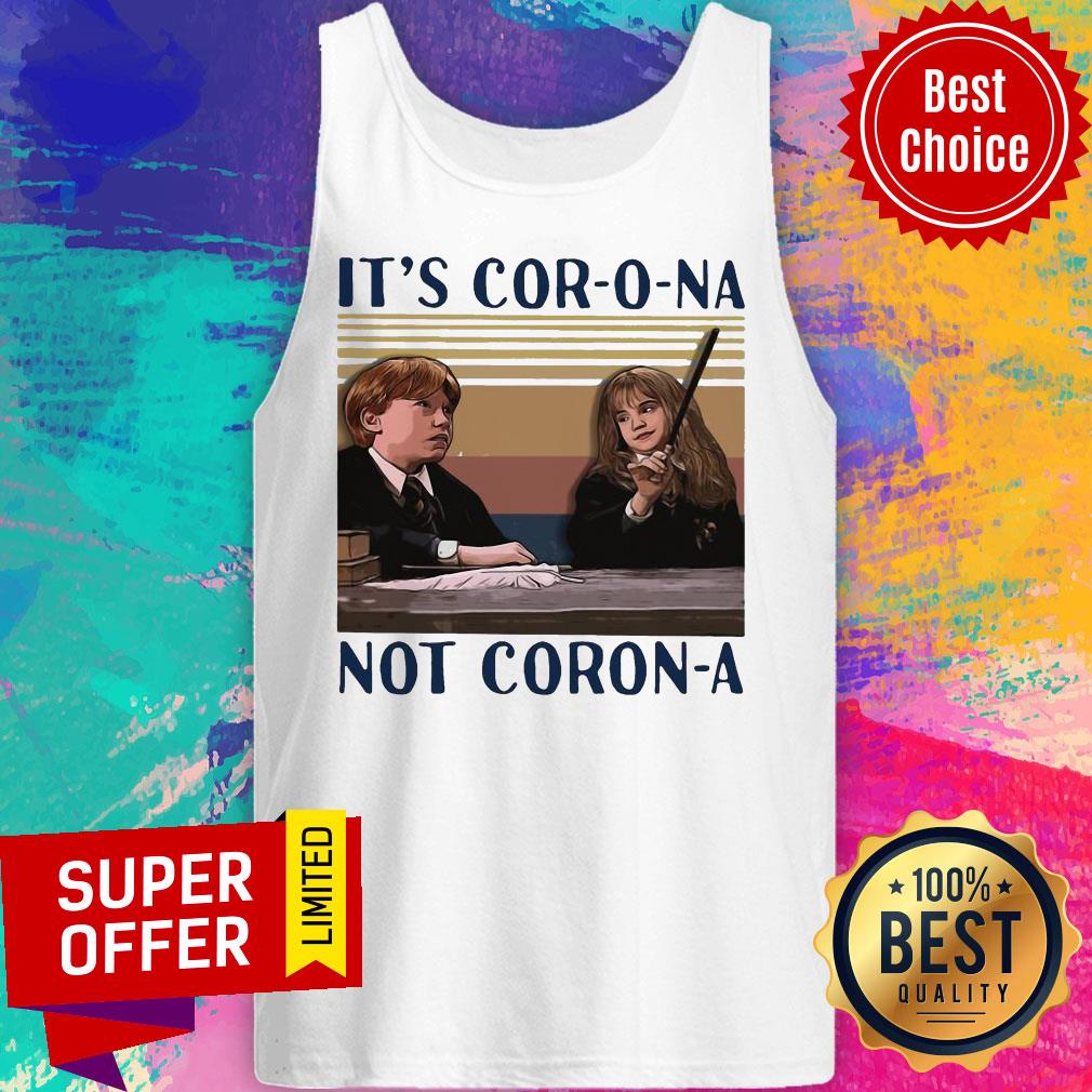 Ron Weasley And Hermione Granger It’s Cor-o-na Not Coron-a Vintage Shirt