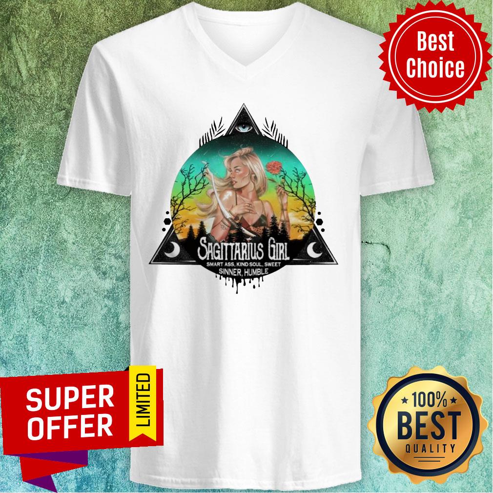 Sagittarius Girl Smart Ass Kind Soul Sweet Sinner Humble Shirt