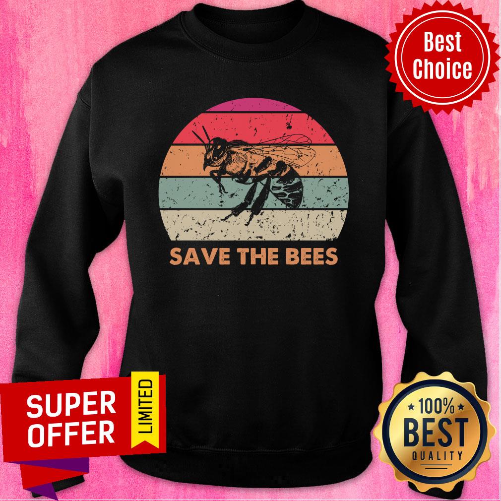 Save The Bees Vintage Retro Shirt