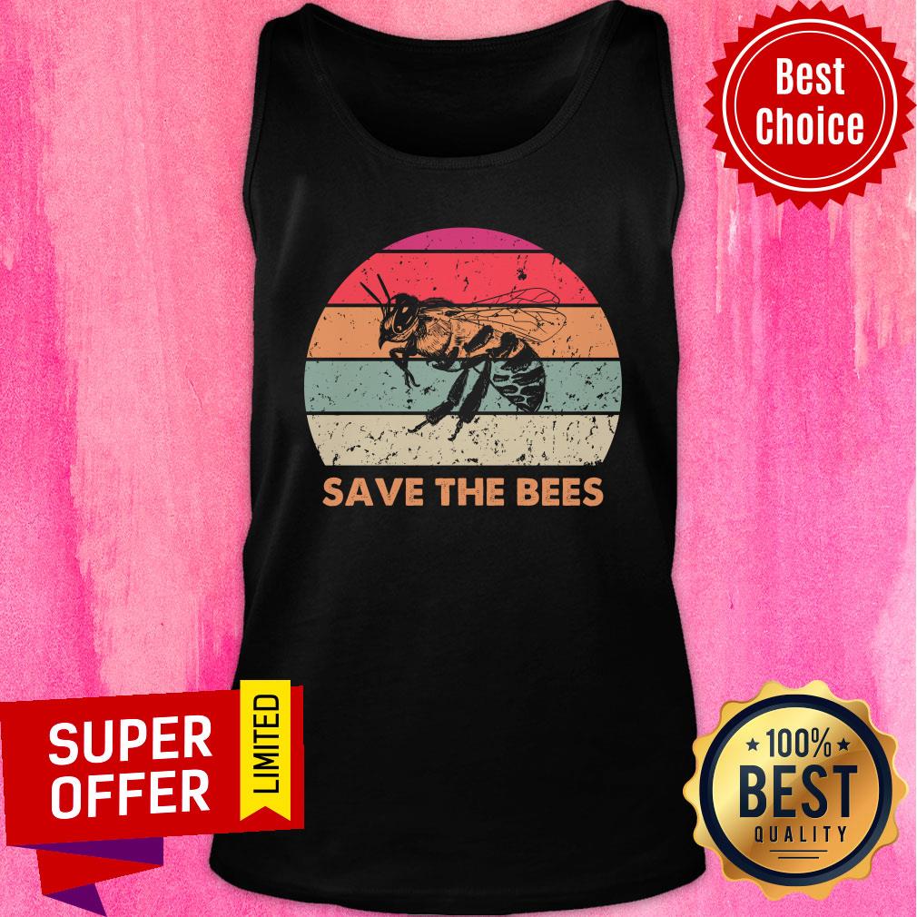 Save The Bees Vintage Retro Shirt