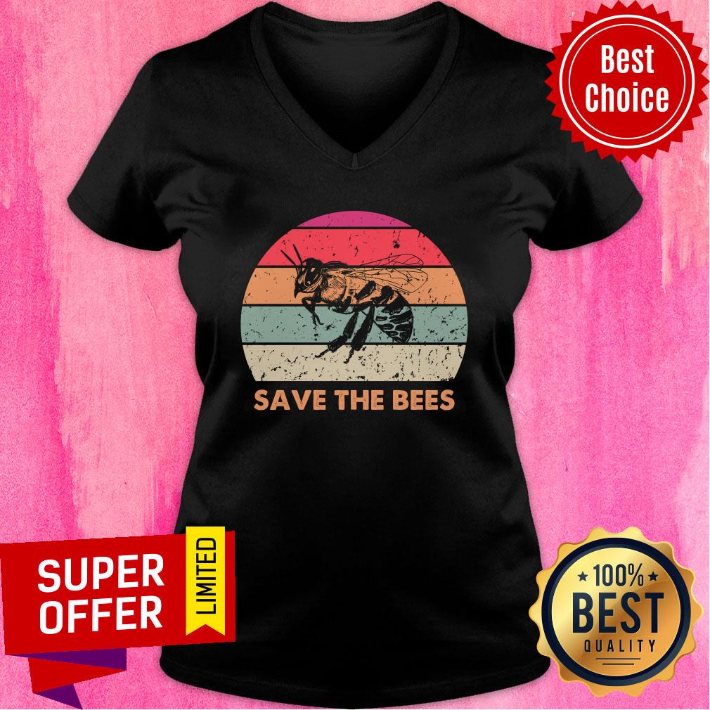 Save The Bees Vintage Retro Shirt