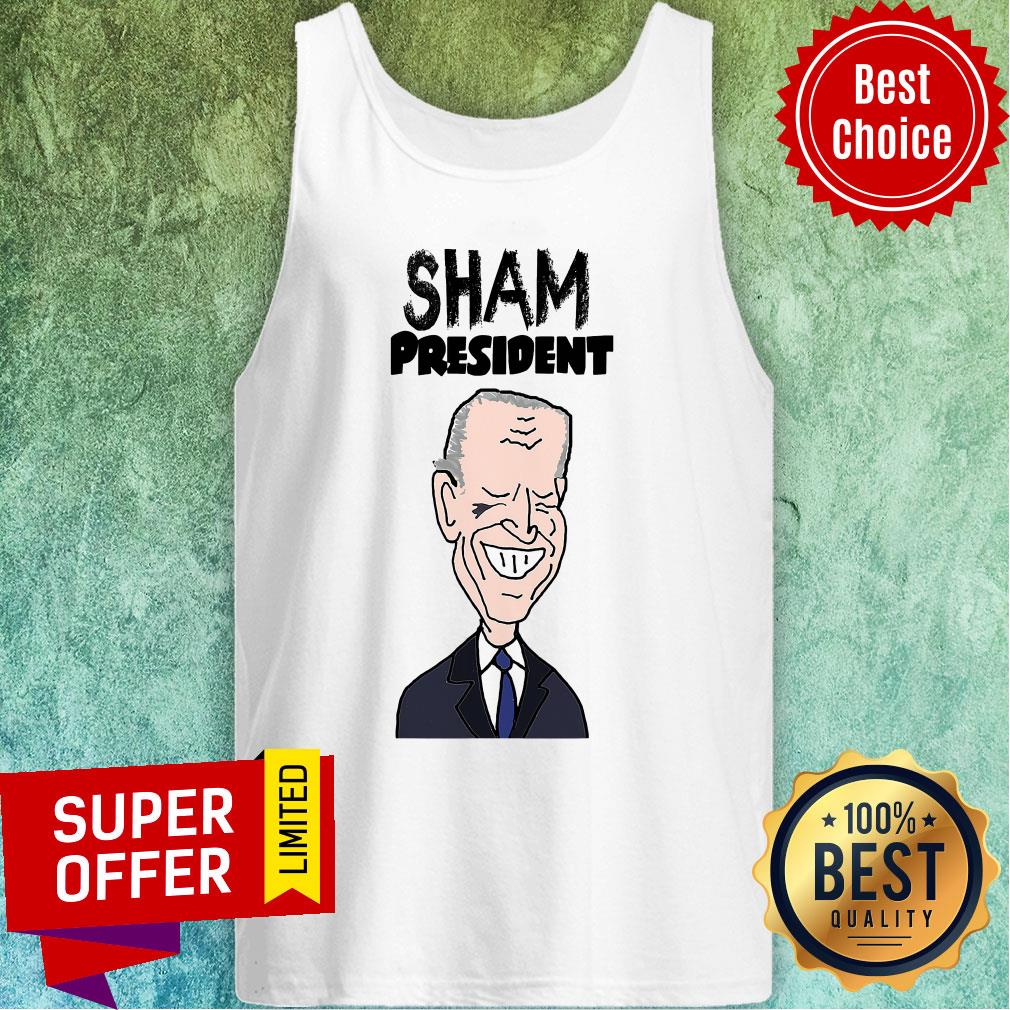 Sham President Socialdudtees Anti Joe Biden Political Cartoon Shirt