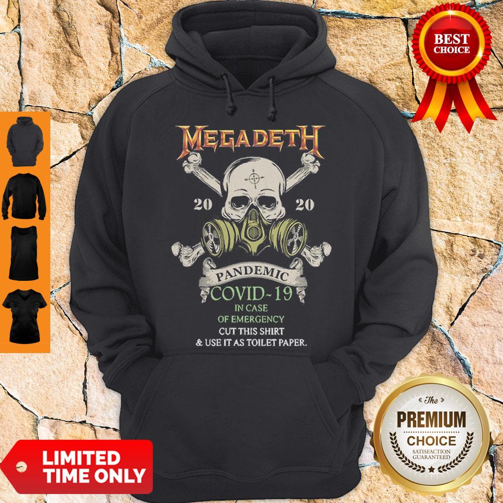 Skull Megadeth 2020 Pandemic Covid-19 In Case Of Emergency Shirt
