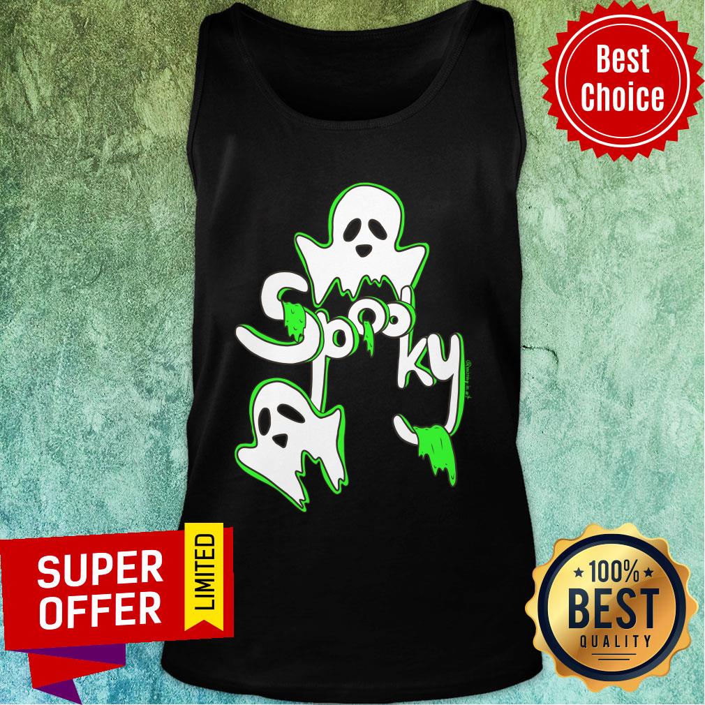 Spooky Ghosts With Green Slime Shirt