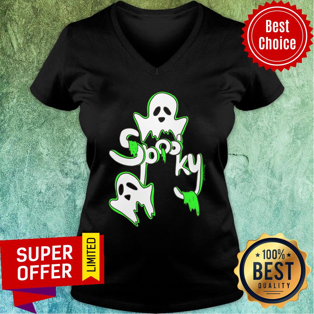Spooky Ghosts With Green Slime Shirt