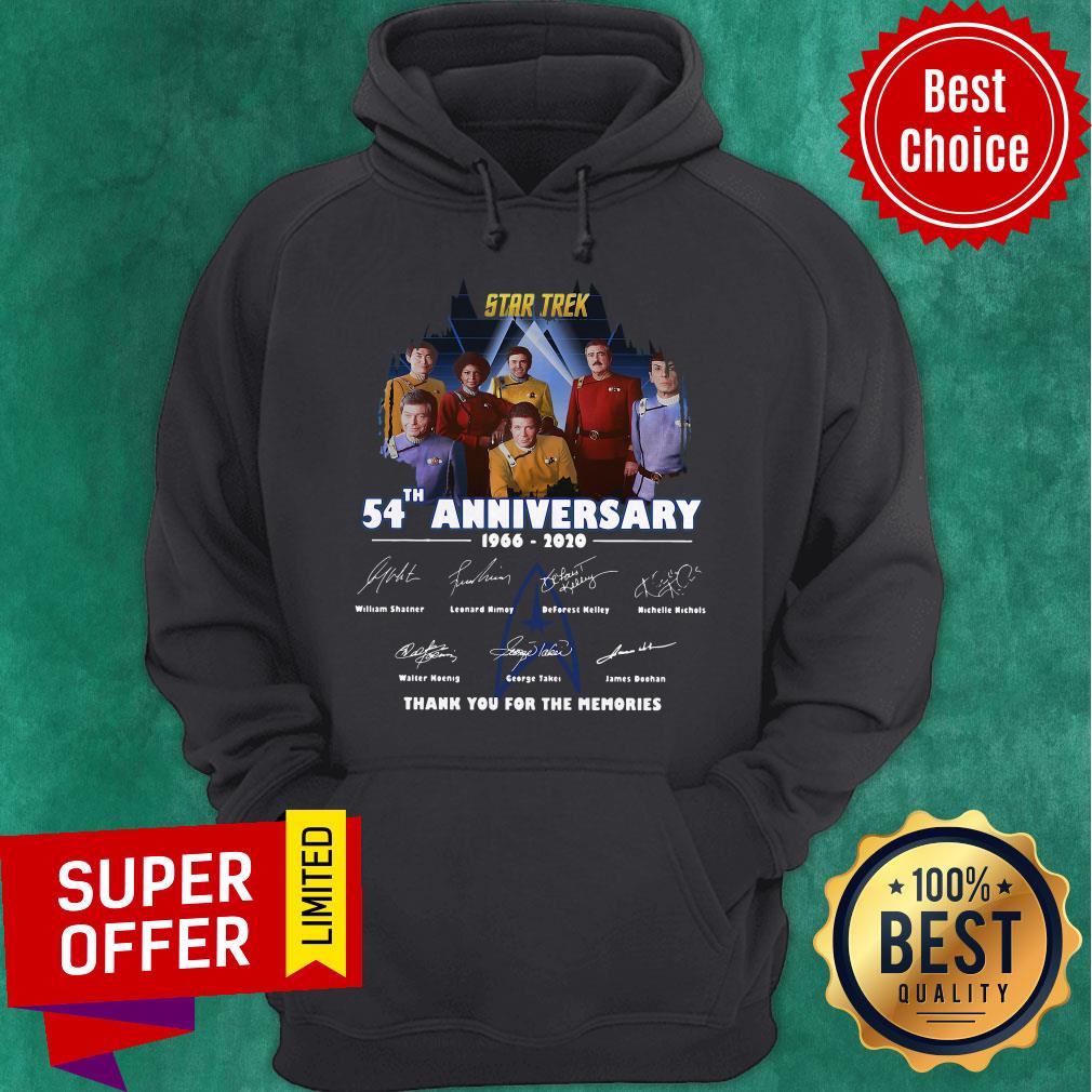 Star Trek 54th Anniversary 1966 2020 Thank You For The Memories Vintage Shirt