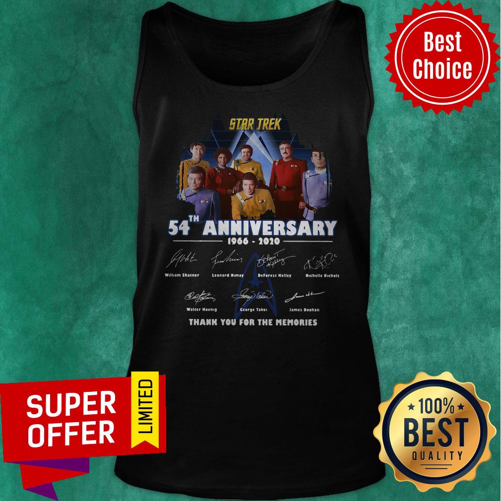 Star Trek 54th Anniversary 1966 2020 Thank You For The Memories Vintage Shirt