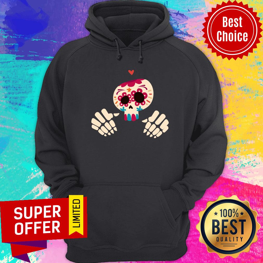 Sugar Skull With Hand Happy Mexico Holiday Shirt