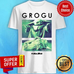 Funny The Mandalorian Grogu Attack Then Nap Shirt
