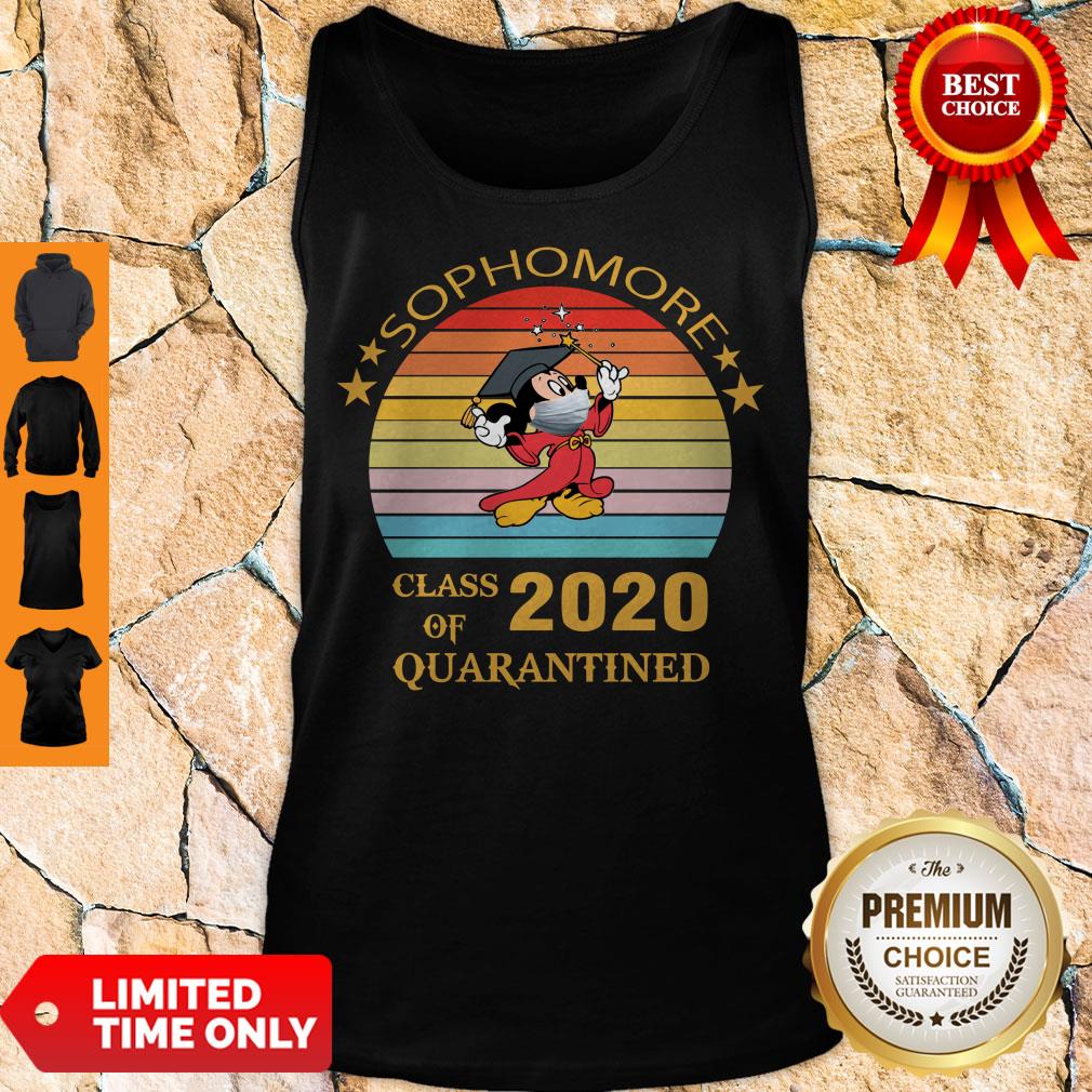 Premium Mickey Mouse Sophomore Class Of 2020 Quarantined Vintage Shirt