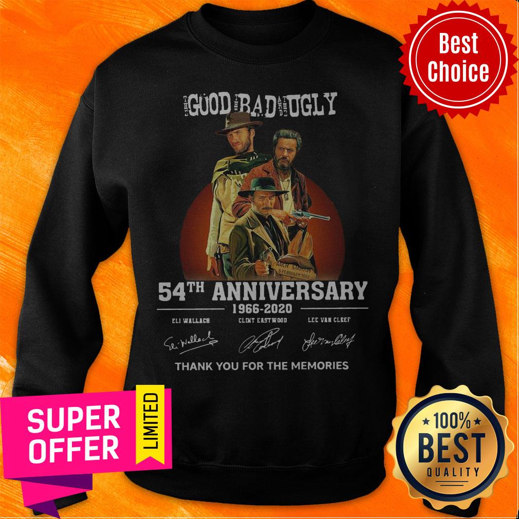 The Good Bad Ugly 54th Anniversary 1966 2020 Signature Thank Shirt