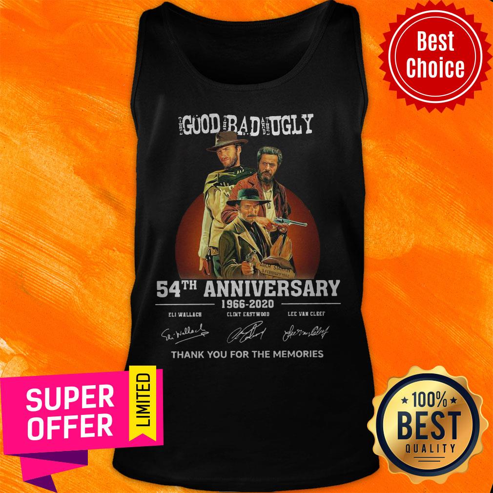 The Good Bad Ugly 54th Anniversary 1966 2020 Signature Thank Shirt