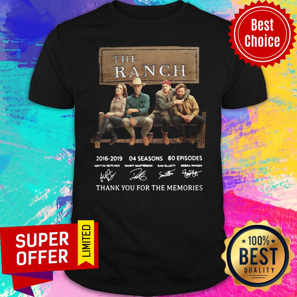 The Ranch 2016 2020 04 Seasons 80 Episodes Thank You For The Memories Shirt
