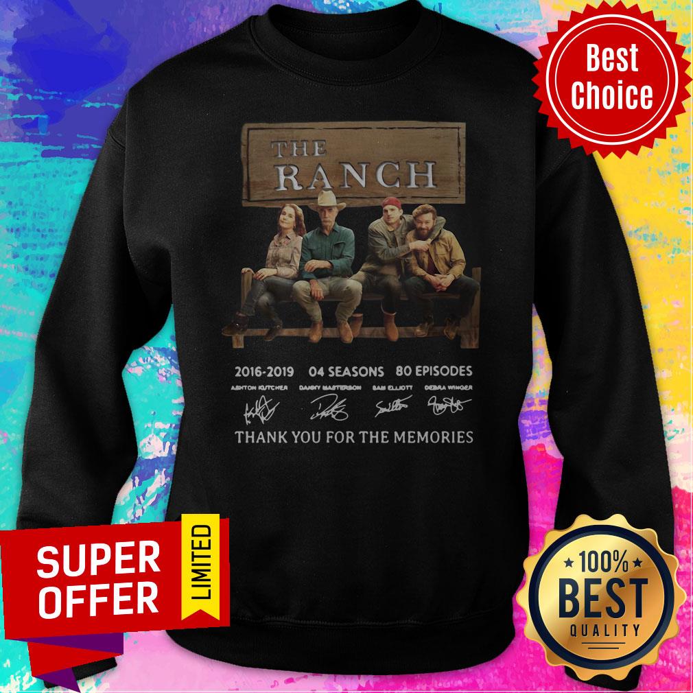 The Ranch 2016 2020 04 Seasons 80 Episodes Thank You For The Memories Shirt
