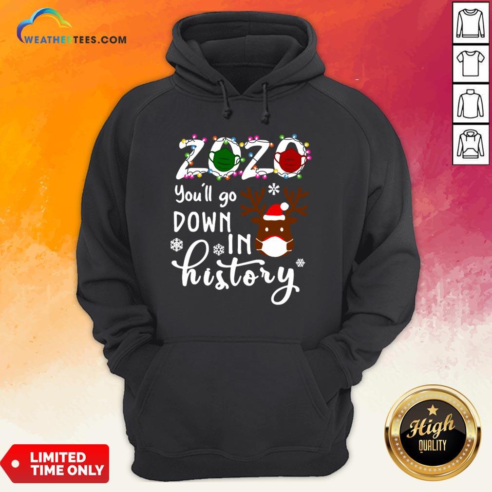 Things Gnomies 2020 You’ll Go Down In History Christmas Shirt