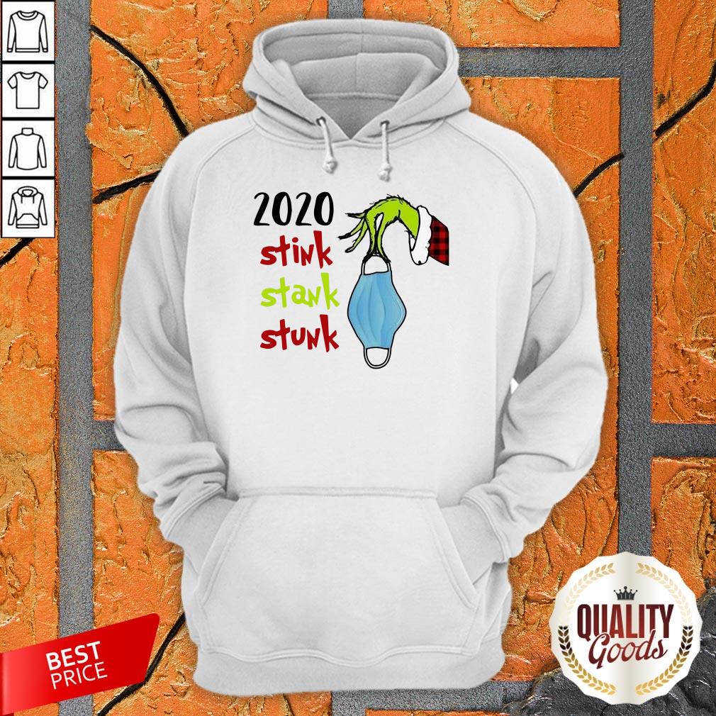 Top Grinch Hand 2020 Stink Stank Stunk Shirt