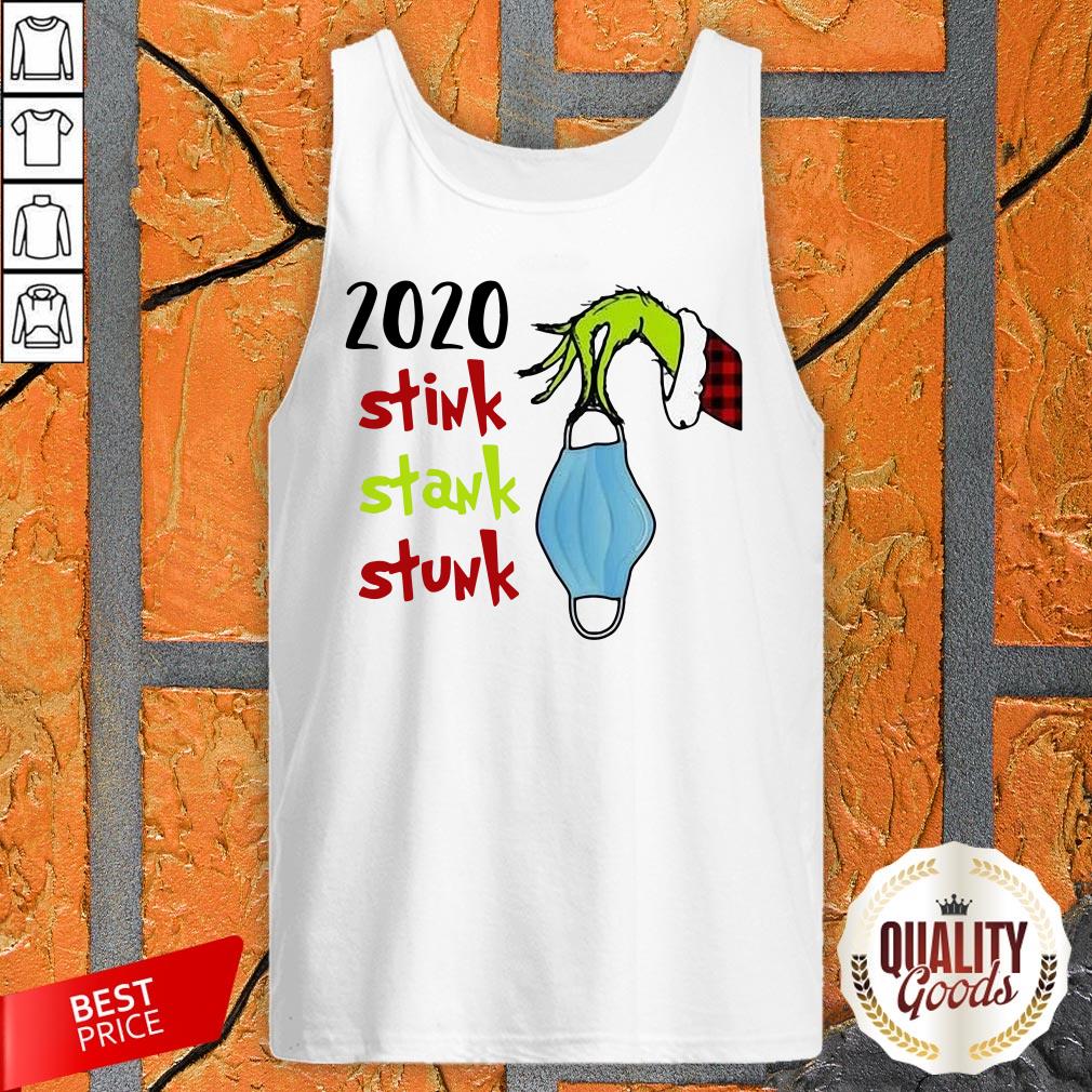 Top Grinch Hand 2020 Stink Stank Stunk Shirt
