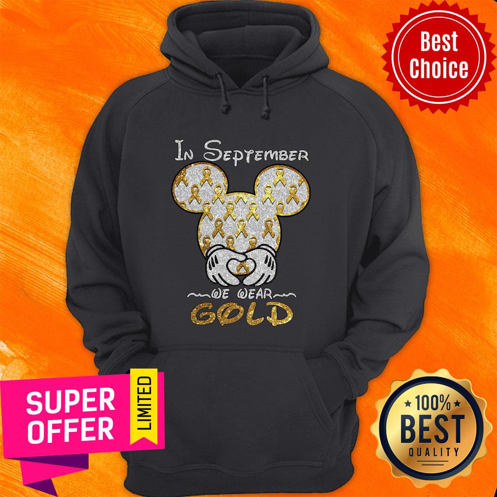 Top In September We Wear Gold Shirt