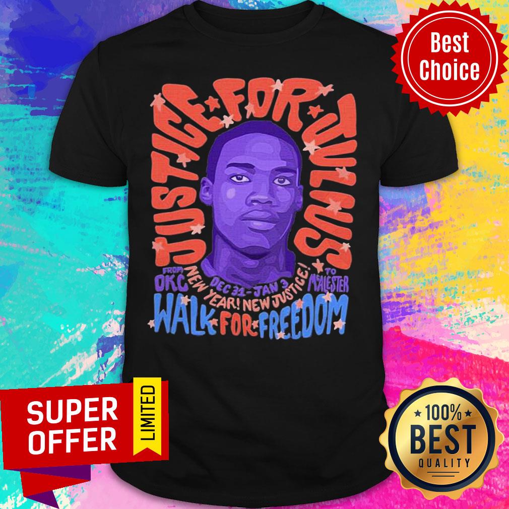Top Justice For Julius Walk For Freedom Shirt
